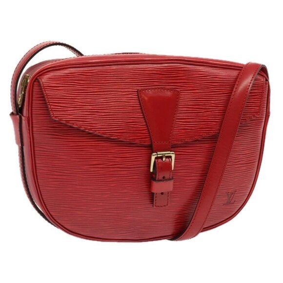 LOUIS VUITTON Epi Jeune Fille MM Shoulder Bag Red - Picture 1 of 16